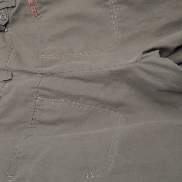 Go Lite Men's Dark Green Hiking Travel Cargo Pants - Picture 7 of 10